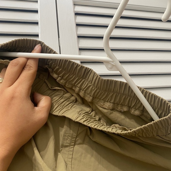 Womens Solid Color flap Pocket Casual skirt | Army skirt | S-M | Khaki | $20 - Picture 11 of 13